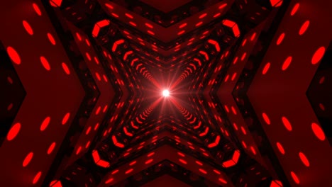 fiesta abstracta con bucle rojo sin fin