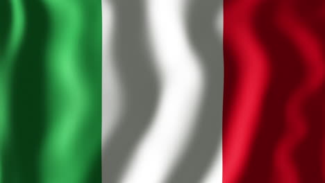 Animación-De-La-Bandera-Ondeante-De-Italia.