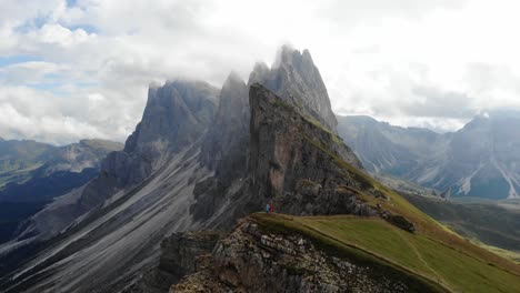 Breathtaking-drone-view-of-mountain-range