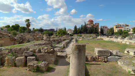 panoramic view of pompeion in kerameikos