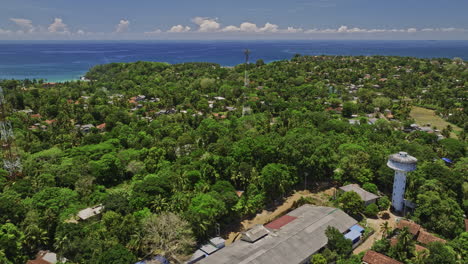 gandara sri lanka aerial v1 panoramic panning view drone flyover and around thalalla central residential neighborhood capturing beautiful indian ocean views - shot with mavic 3 cine - april 2023