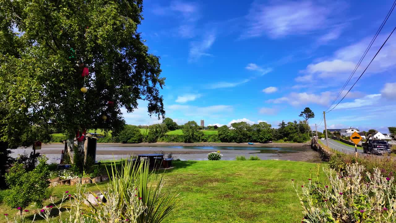 Ireland Epic Locations Wexford Salt Mills bridge over inlet Bannow Bay Wexford Ireland summer afternoon