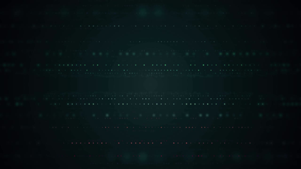 Multi Colored Particle Animation Background