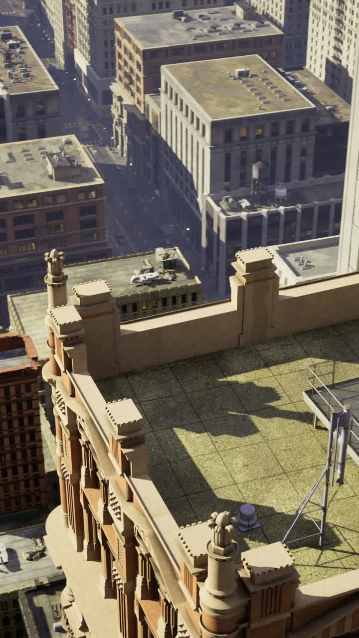 City skyline view showcasing rooftops and urban architecture in daylight