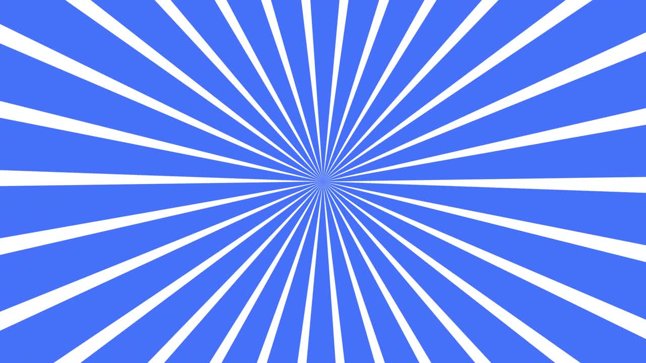 Abstract radial lines background in blue and white