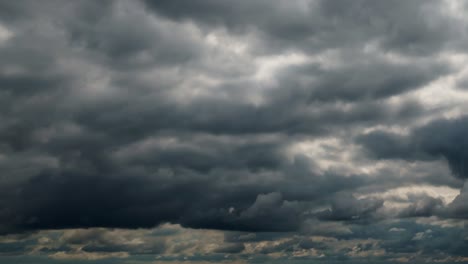 beautiful dark dramatic sky with stormy clouds time lapse before the rain