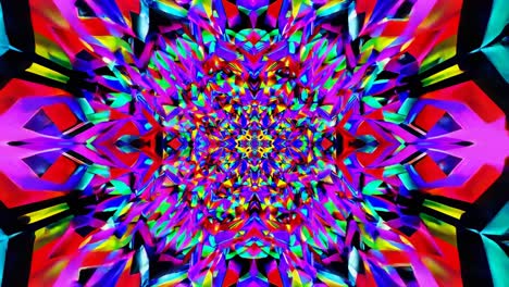 abstract geometric kaleidoscope art