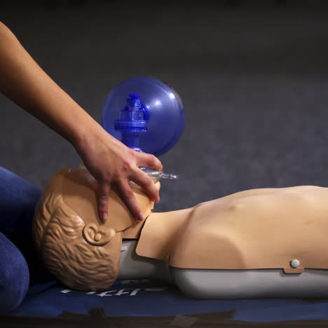 resuscitation during first aid training