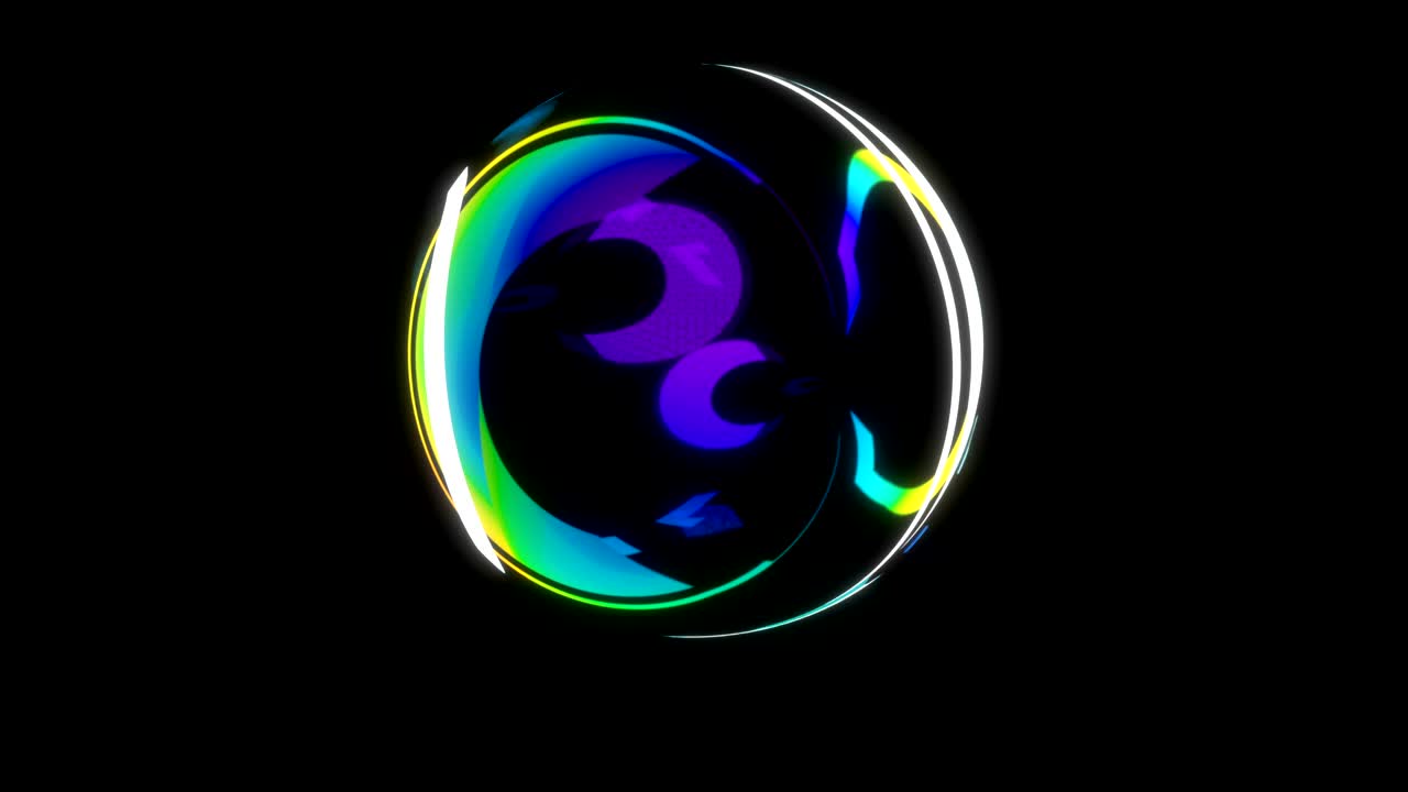 현실적인 스타일의 거품, 마법의 빛, 거품 물, 원활한 4k 루프