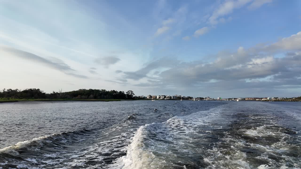 North Carolina drone footage of carolina beach.