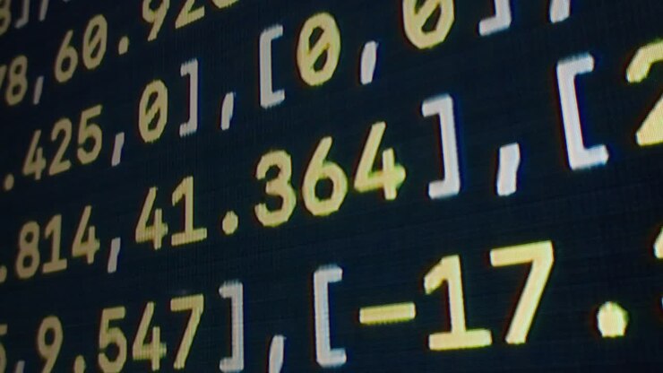 Computer Code on Screen