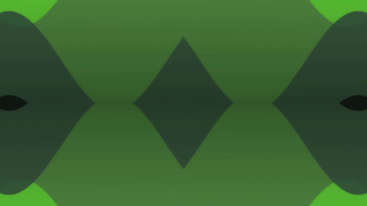 Dynamisk Grøn Abstrakt Symmetrisk Mønster Animation