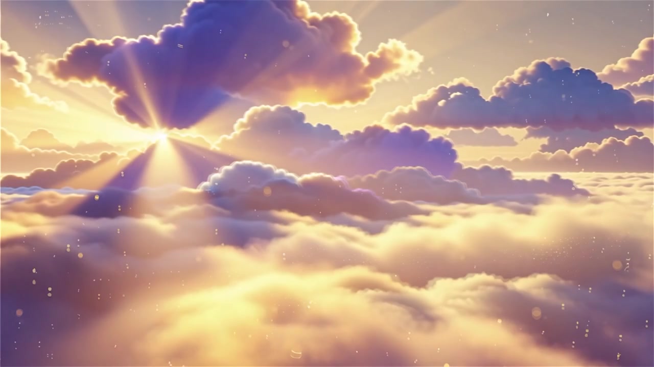 Sfondo di Adorazione Cristiana con Luce Celeste
