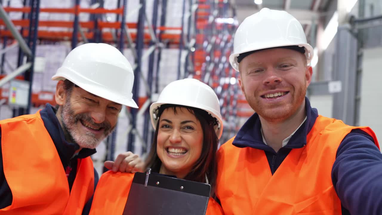 Warehouse Workers in Safety Gear