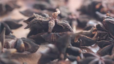 close-up of star anise