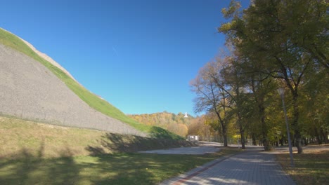 Drei-Kreuze-Auf-Dem-Hügel-In-Vilnius,-Litauen