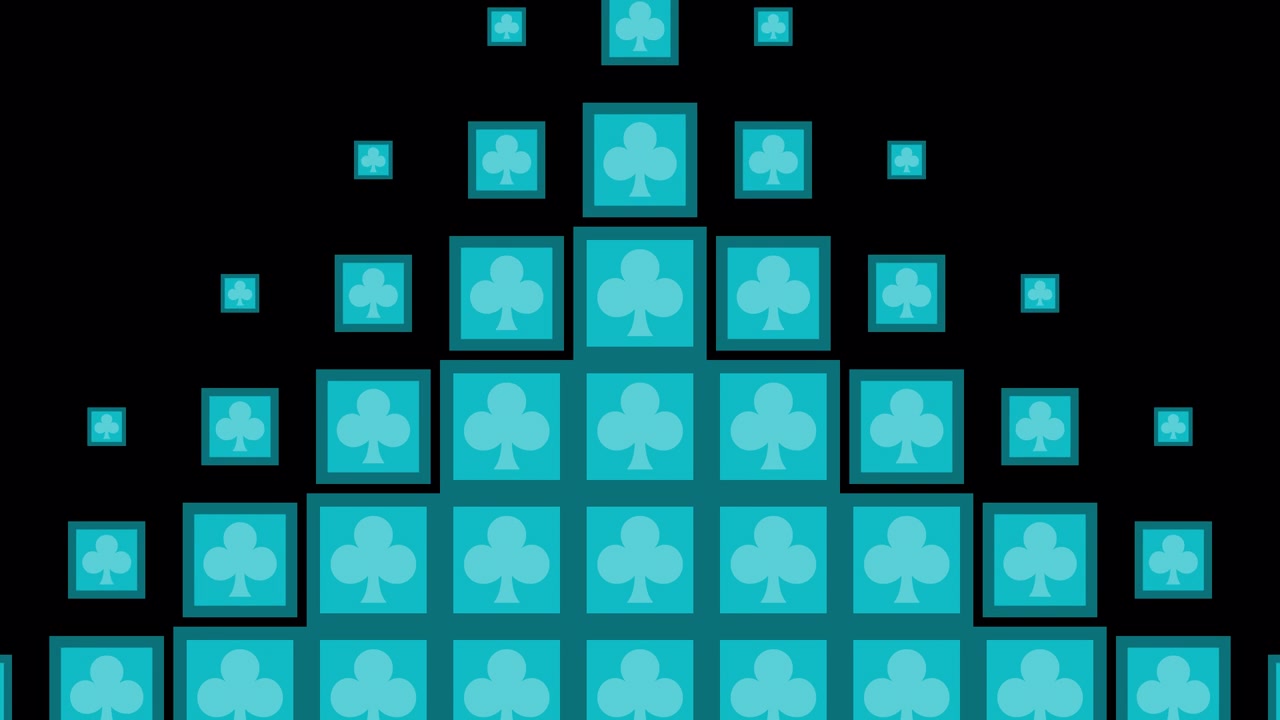 Clubs Card Suit Pattern