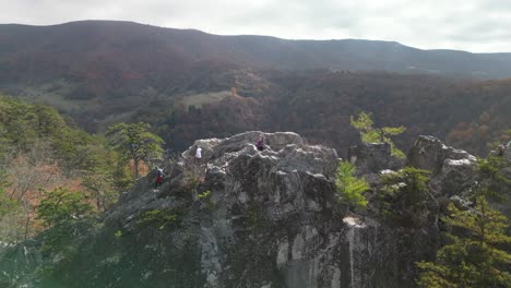 seneca rocks descent flyby drone