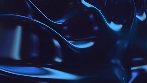 dark blue draped fabric