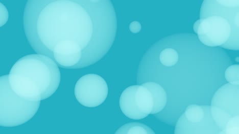 burbujas en azul, bucle infinito animación de fondo bajo el agua