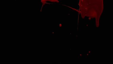 blood spatter with alpha background 06