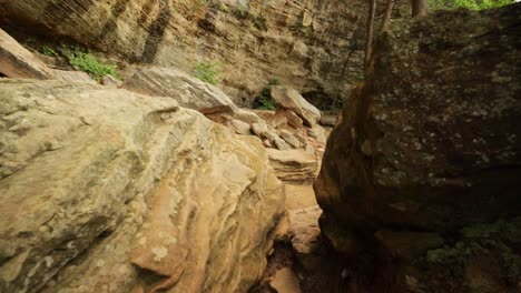 nature hike at natural bridge state park, kentucky