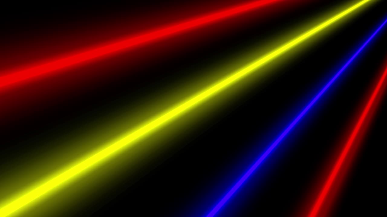 Neon line illumination animation motion graphics