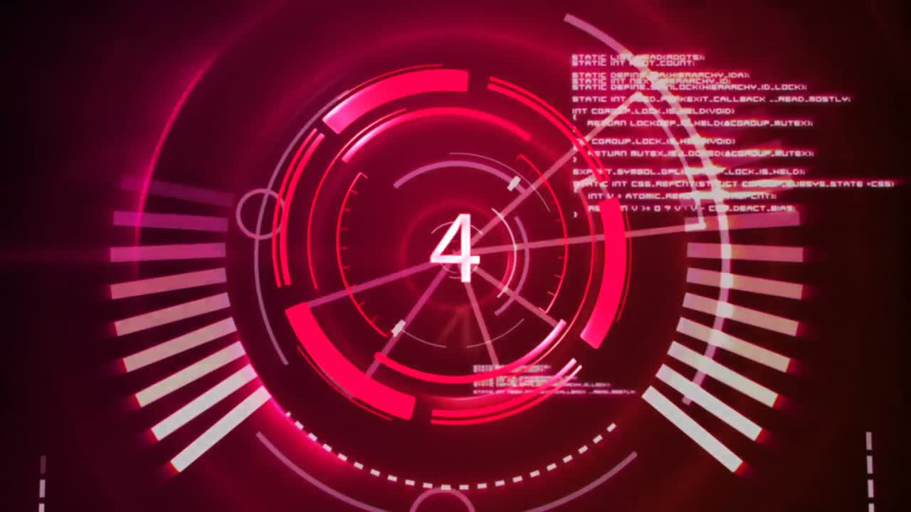 Countdown and digitally generated screen