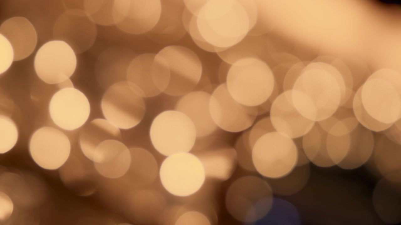 Abstract blurred golden lights