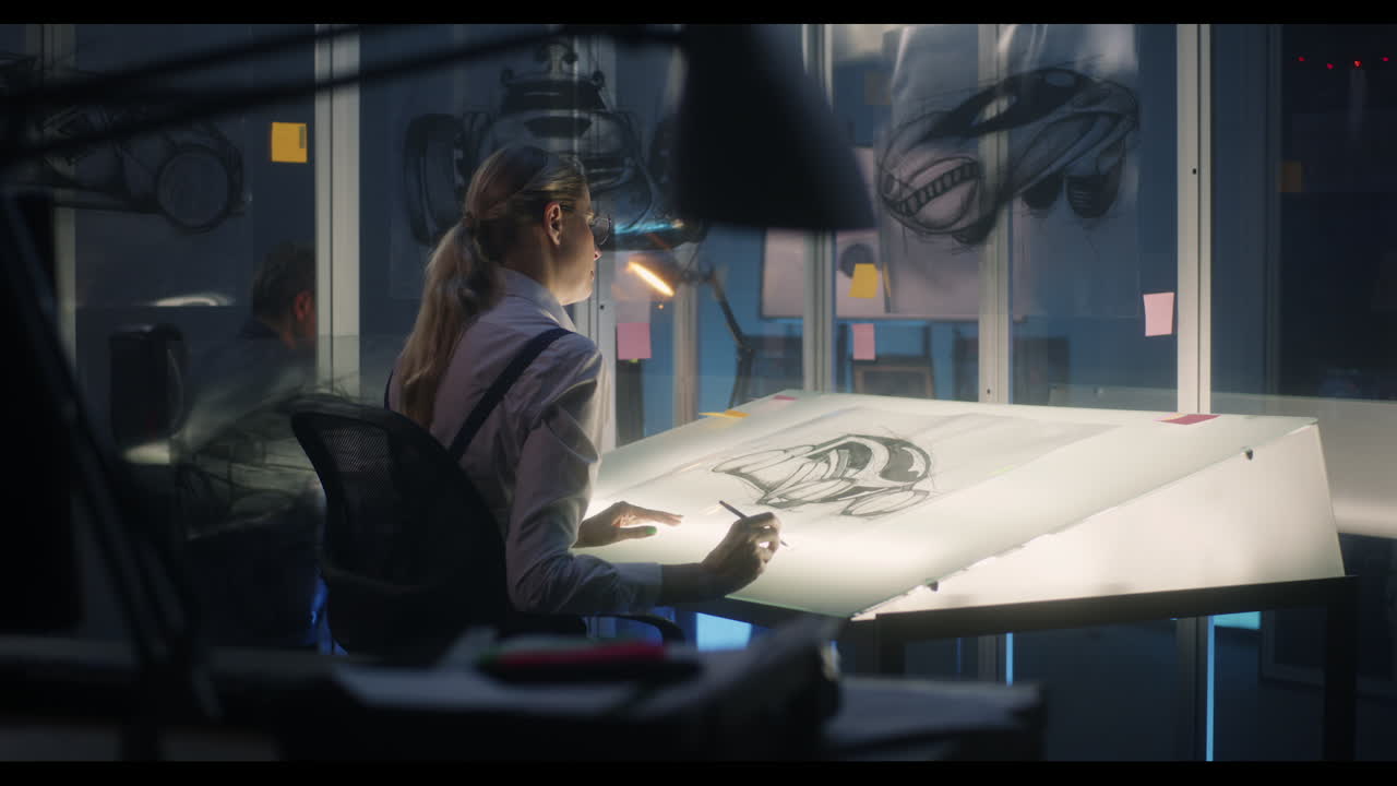 Automotive Designer at Work