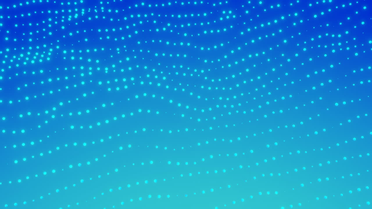 추상적인 빛나는 파란 점 패턴