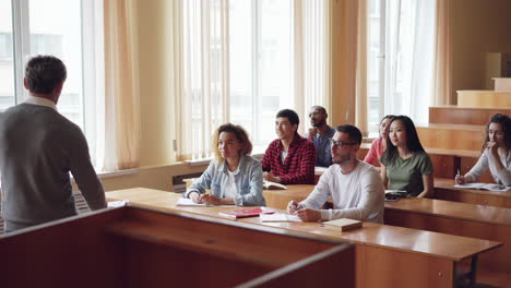 university lecture hall