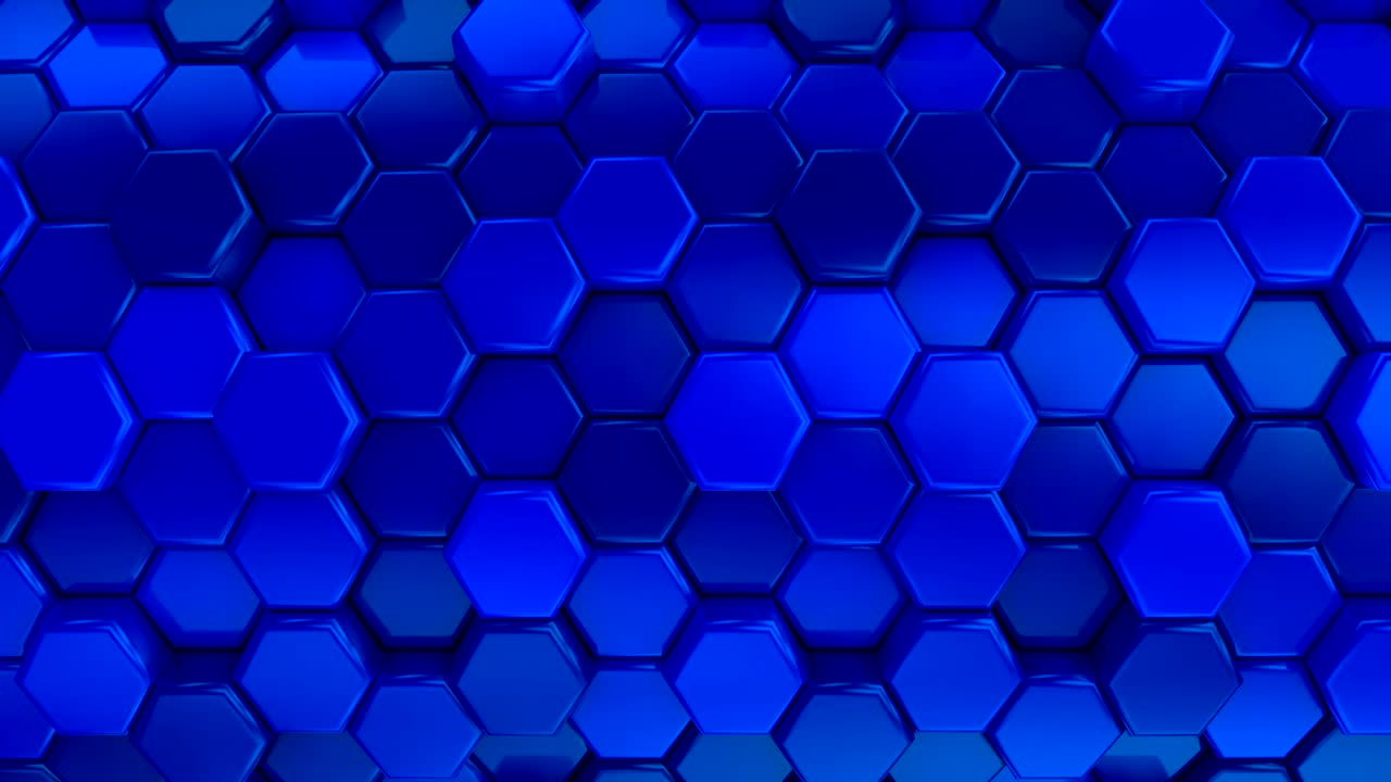 panales de miel azules animados