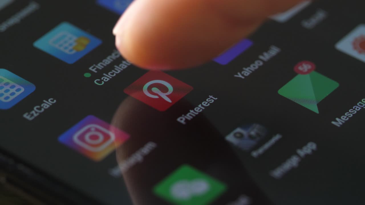 interfaz de la aplicación de teléfono móvil