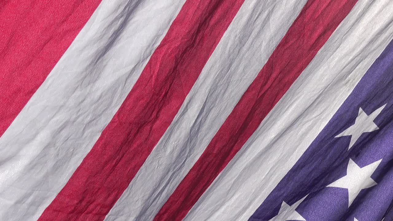 USA's flag. Optagelse på en solrig dag