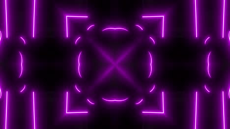 purple neon geometric pattern