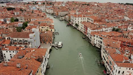 aerial view of venice grand canal