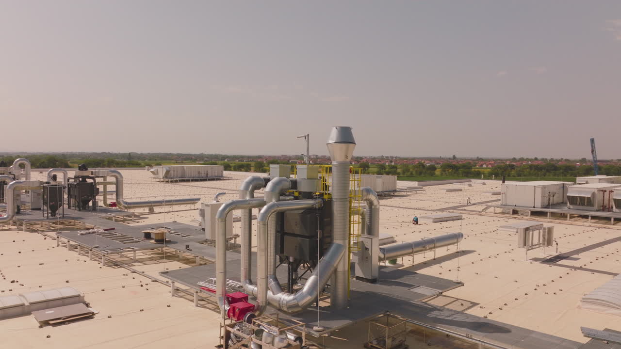 Industrial Rooftop Ventilation System