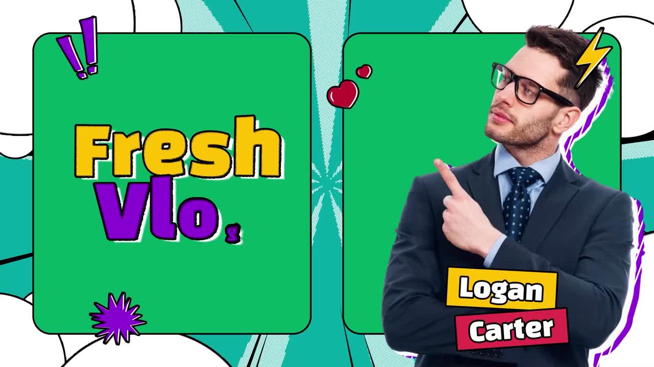 Colorful Pop Vlog Opener