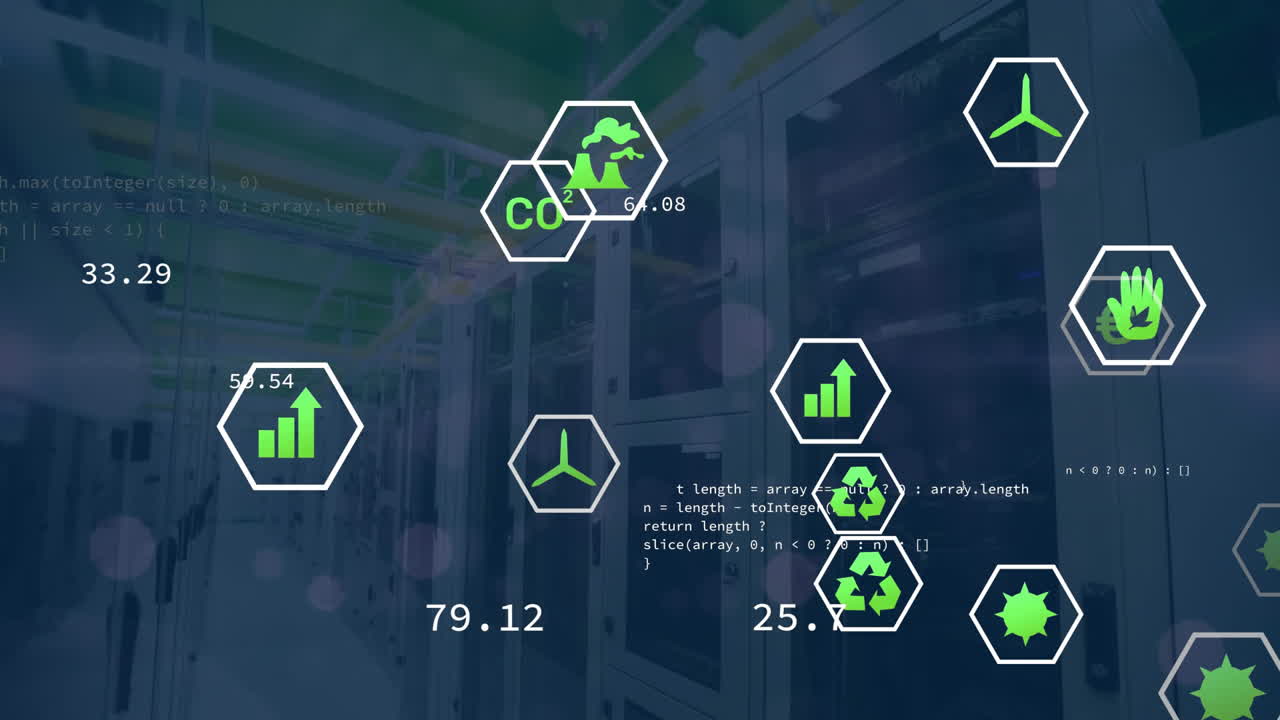 서버  ⁇  위의 아이콘으로 데이터 처리의 애니메이션