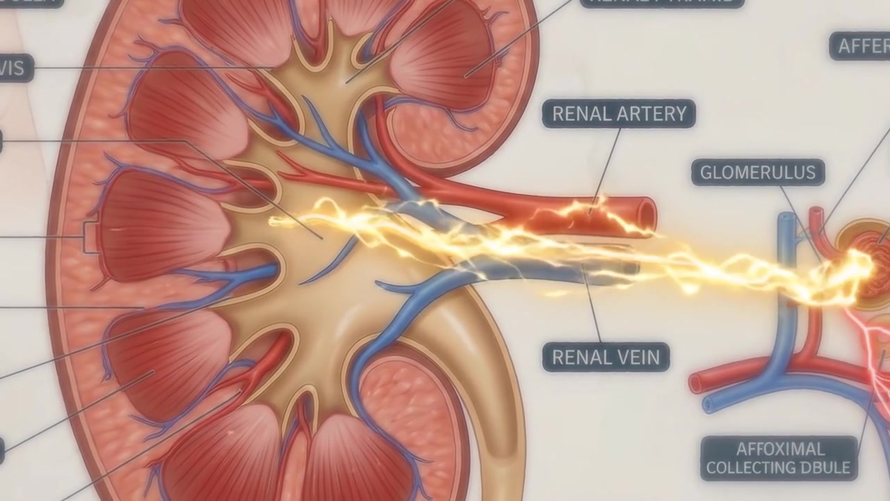 Medical Animation of Kidney Anatomy and Nephron Function