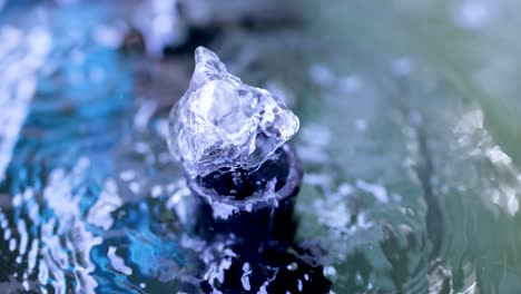 close-up of water fountain at bangkok market
