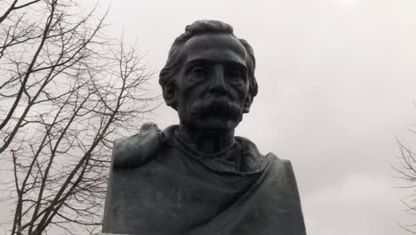 Bust of Camilo Castelo Branco.One of the most popular, prominent and prolific writers of 19th century Portuguese literature.