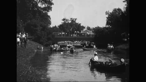 Hermosos-Parques-Y-Jardines-Cerca-De-Detroit,-Michigan-A-Principios-De-La-Década-De-1910