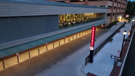 emergency room at hospital in usa