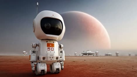 robot exploring mars