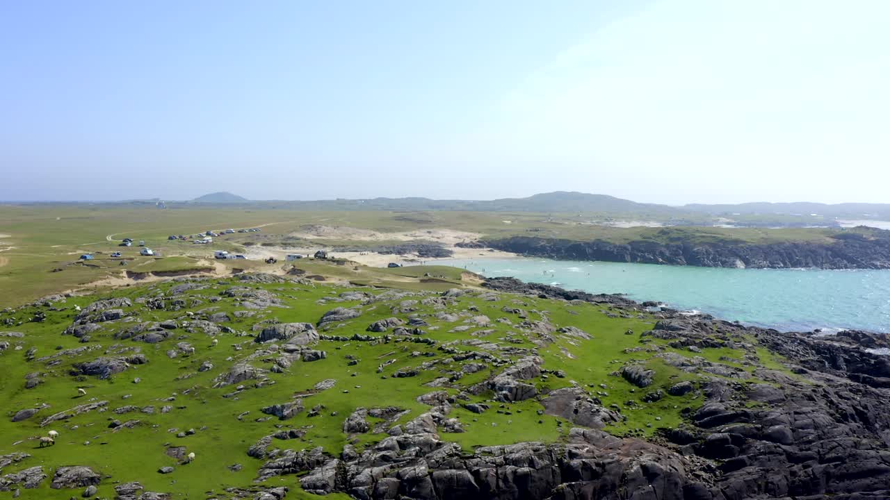 slyne head beach, clifden, connemara, county galway, 아일랜드, 2021년 7월