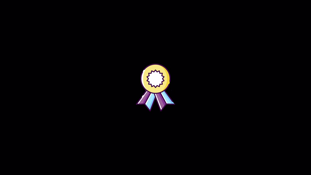 Ribbon Icon animation Alpha