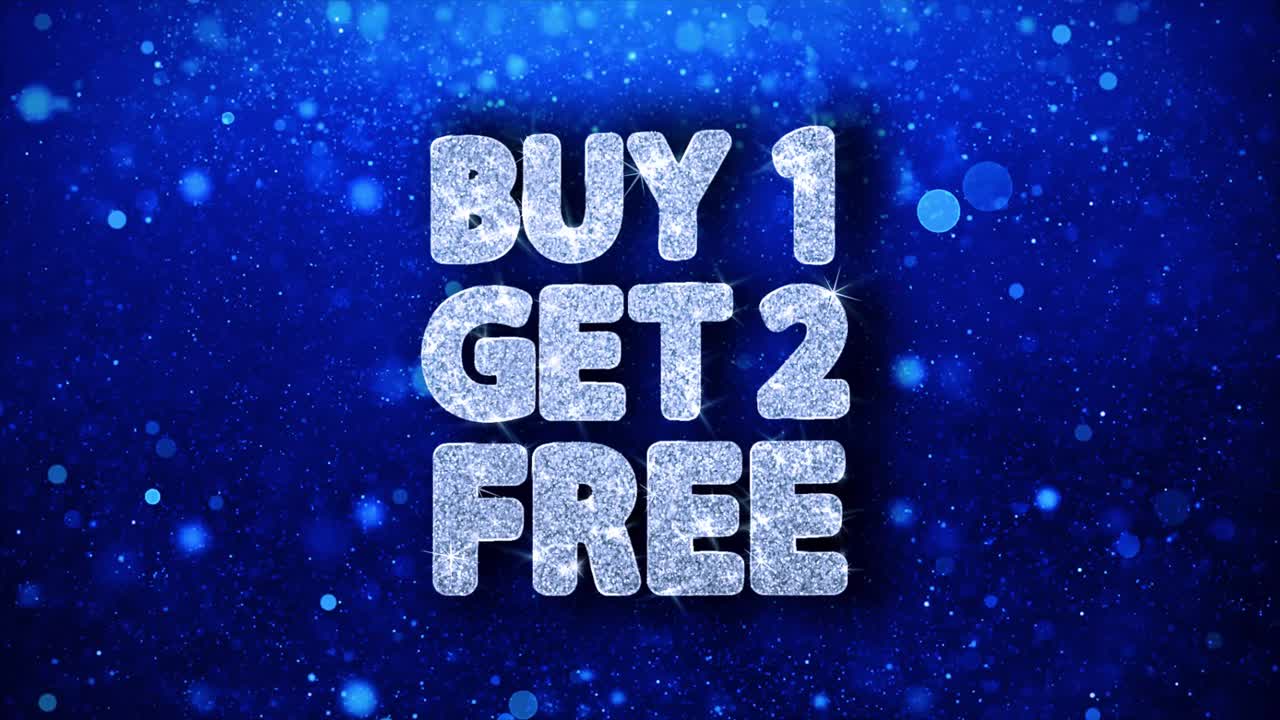 Buy One Get Two Free Promotion Graphic