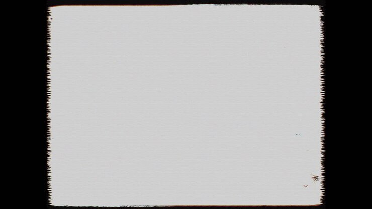 Real 35mm 4x3 film frame overlay - distorted